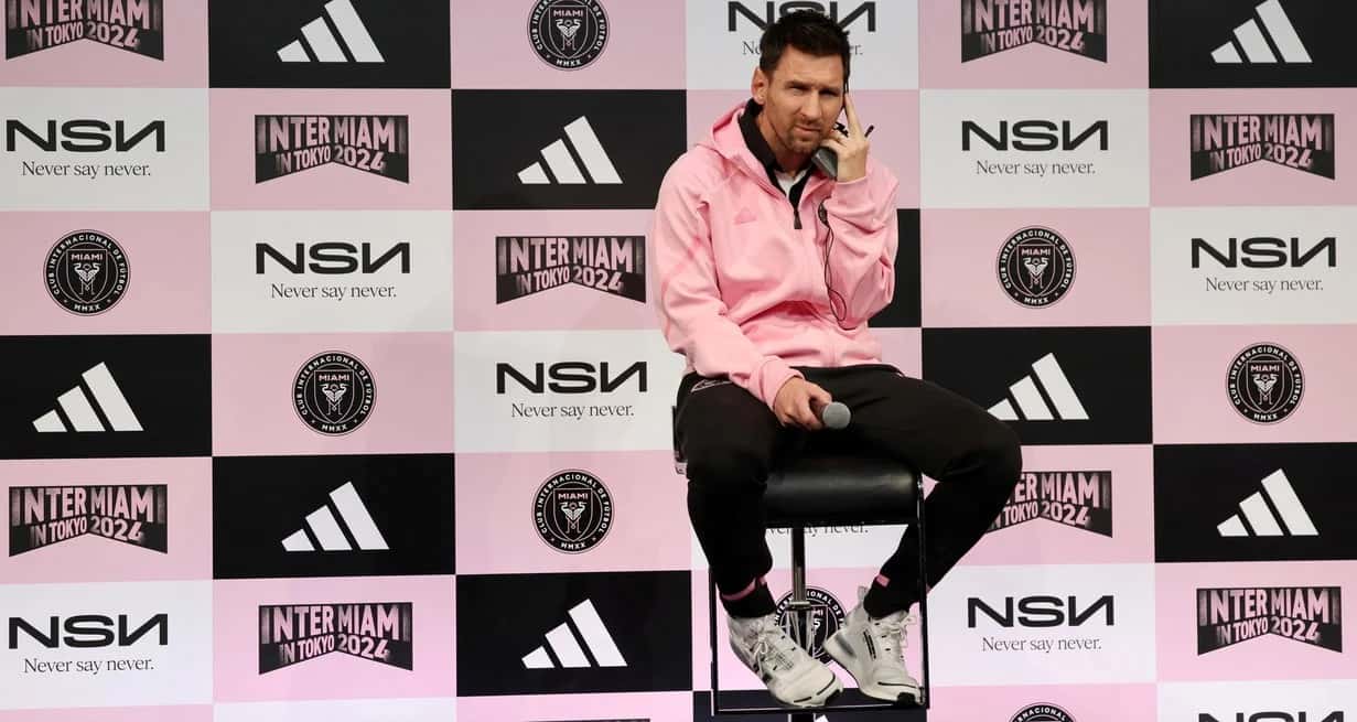 Messi habló ante la prensa en Japón. Crédito: Reuters.