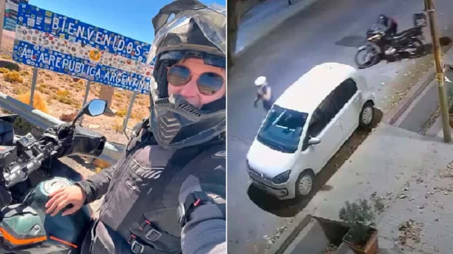 Una joven de EEUU recorría Sudamérica en su moto, llegó a Mendoza y se la robaron
