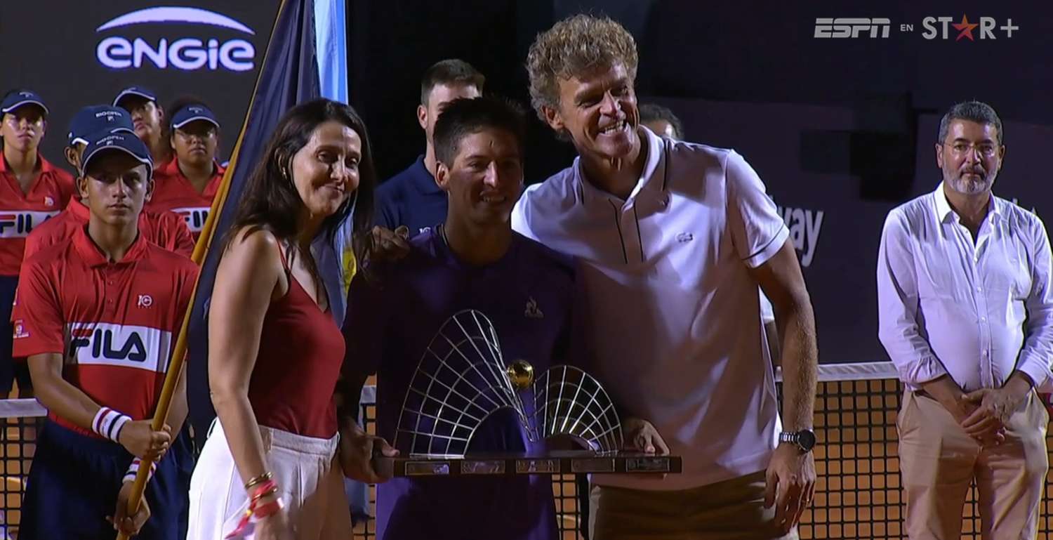 Báez derrotó a Navone y se consagró campeón del Río Open