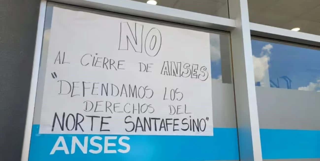Más de 150 mil habitantes del norte santafesino afectados por cierre de oficinas de Anses