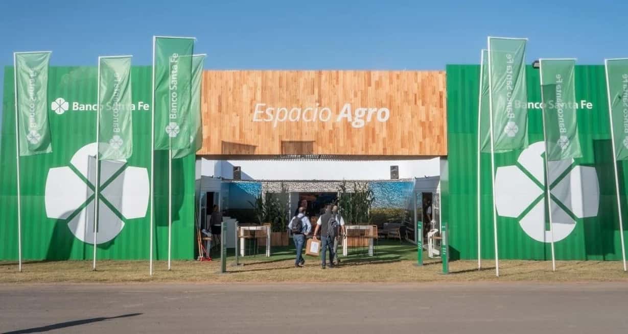 Expoagro: el Banco Santa Fe presentó la línea más baja para la compra de maquinaria