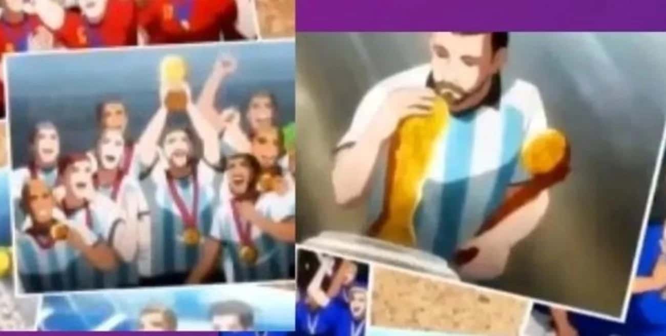 Video: Messi, Pasarella, Kempes y la "Scaloneta" aparecen en la nueva intro de Supercampeones