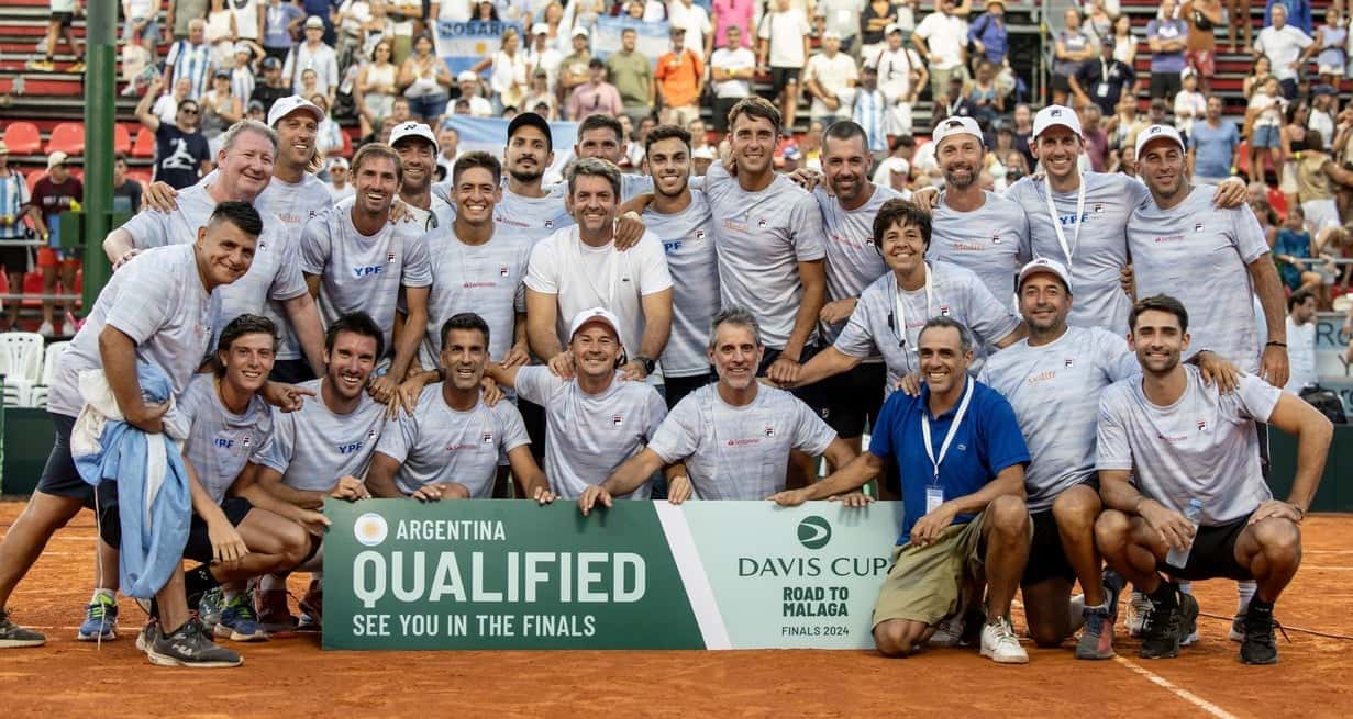 Finales de la Copa Davis: Argentina ya conoce a sus rivales y la sede para la fase de grupos