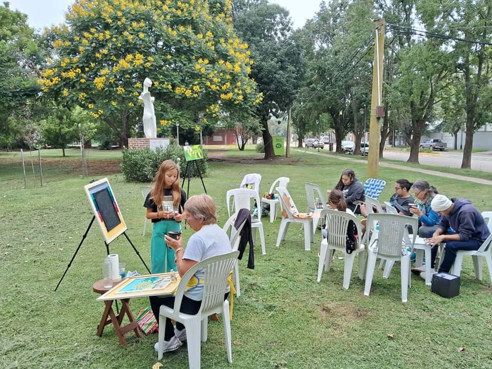 Villa Cañás: invitan a los vecinos a participar del 2do encuentro de pintura al aire libre