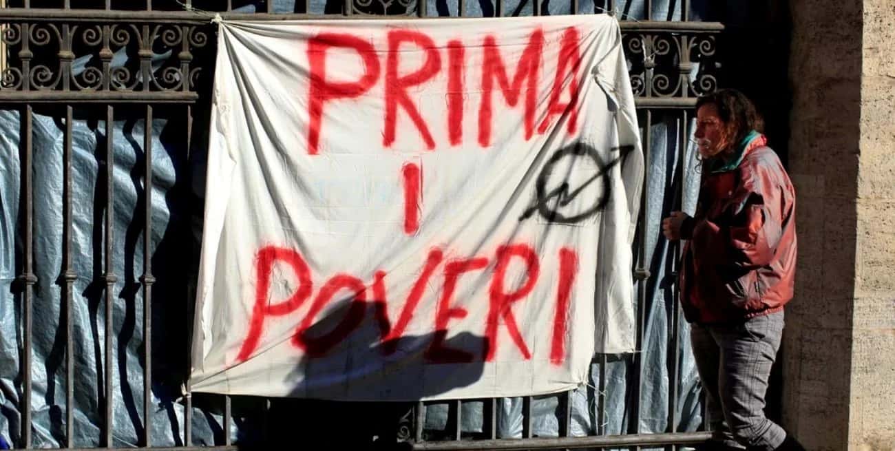 Italia enfrenta su mayor índice de pobreza en casi 10 años