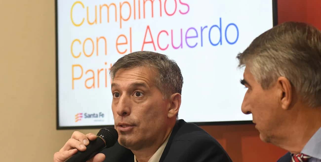 Ministro de Economía de la provincia de Santa Fe, Pablo Olivares. Créditos: Mauricio Garin