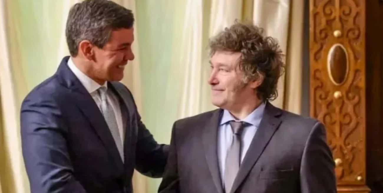 Peña y Milei en el tercer encuentro bilateral que mantienen desde diciembre. Algunos puntos de coincidencia en materia política y diferencias en temas como Hidrovía y Yacyretá.