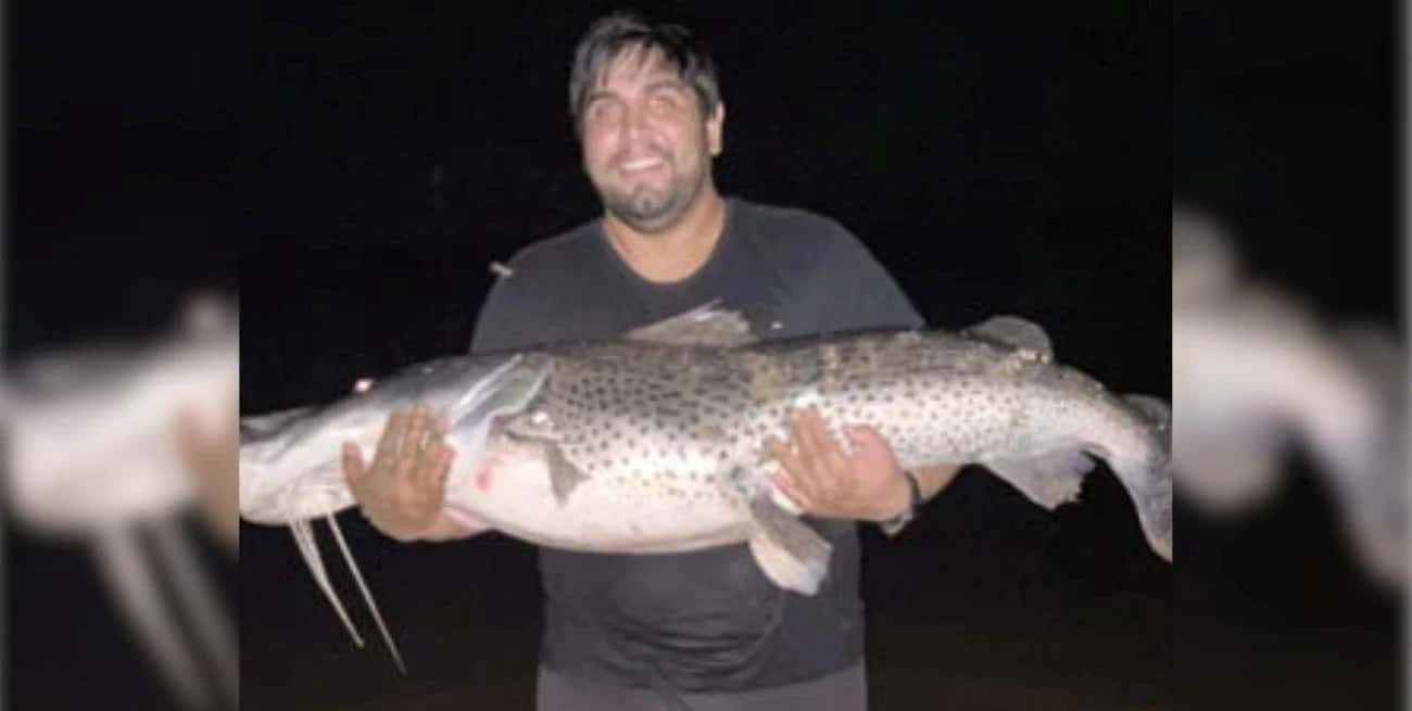 Pescaron un surubí de 40 kilos en el río Uruguay