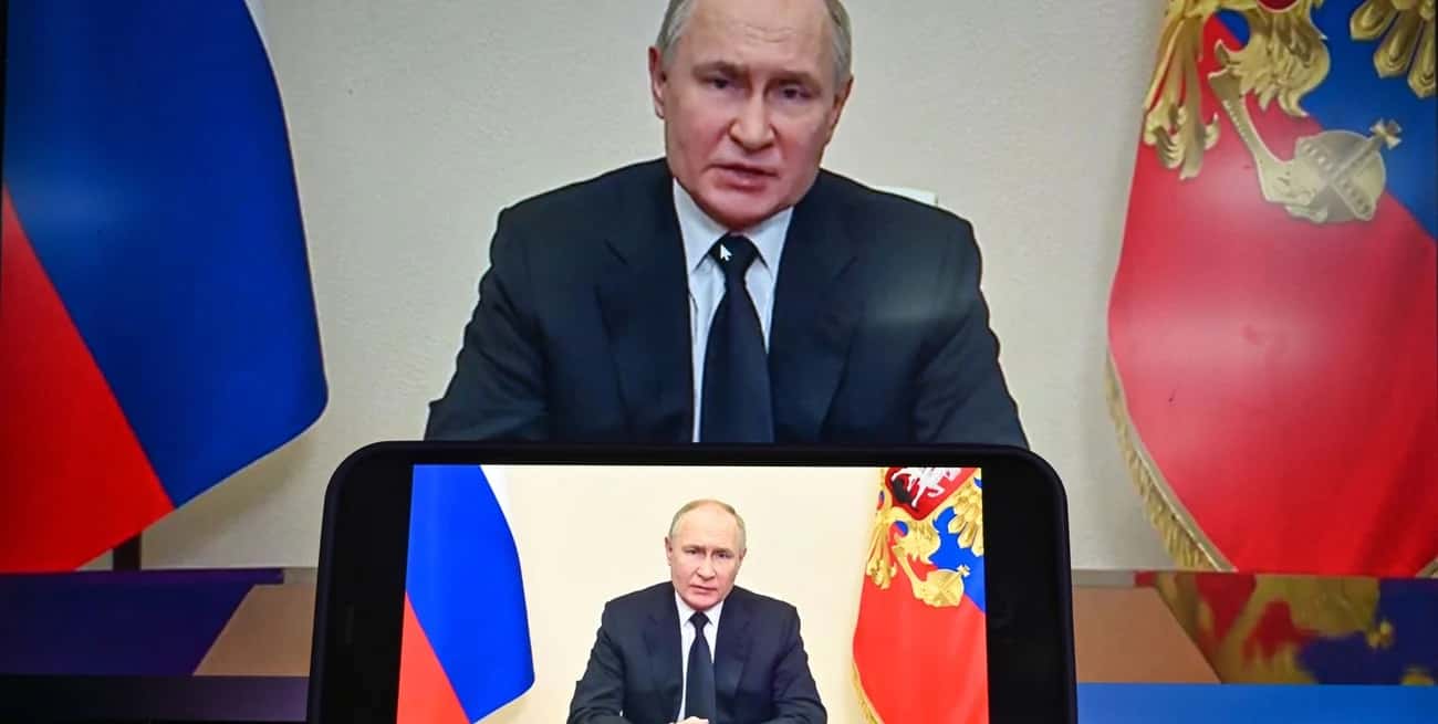 Putin promete castigar a los autores de la masacre del Crocus City Hall