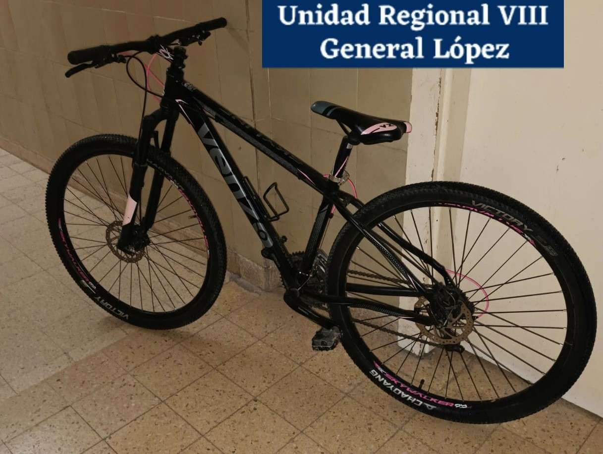 Encontraron en Venado una bicicleta robada en Murphy en octubre pasado