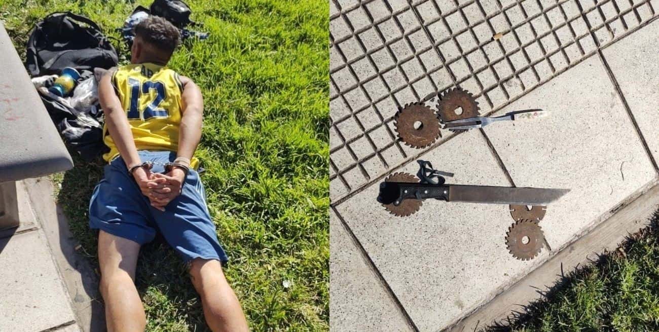 Un hombre intentó ingresar a Casa Rosada con un machete