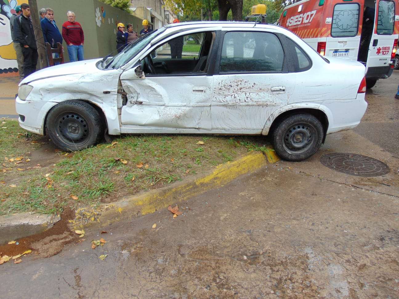 Dos violentos accidentes casi en simultáneo en las calles de Venado Tuerto