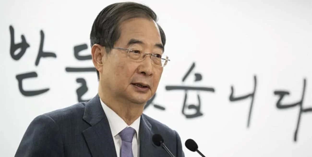Han Duck-soo, primer ministro de Corea del Sur.