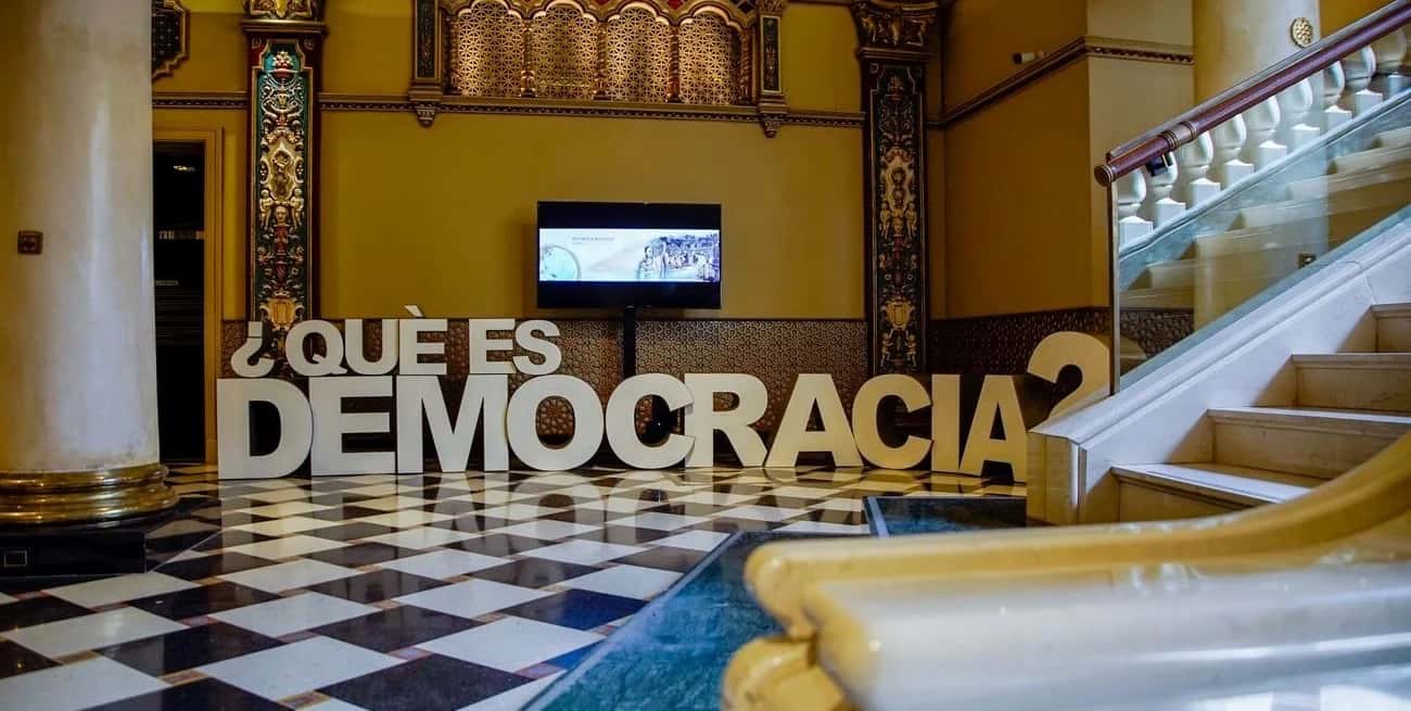 El guion del museo está pensado en torno a los dilemas y desafíos de la democracia en estos tiempos. Foto: Gentileza Museo Internacional para la Democracia