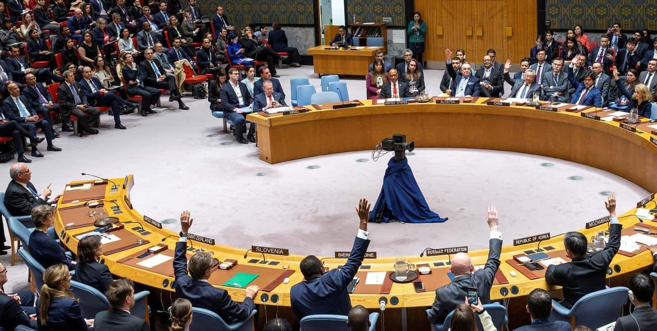 Votación del Consejo de Seguridad de la ONU este jueves. Crédito: Eduardo Muñoz/Reuters