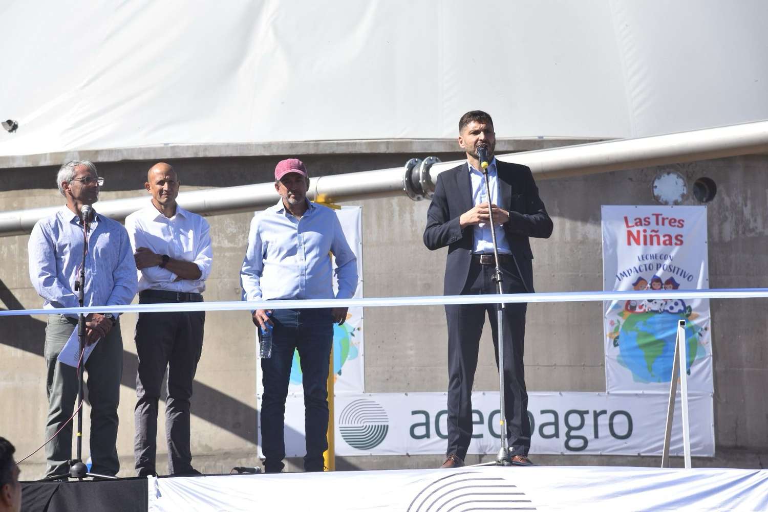 Pullaro participó de la reinauguración del sistema de Biodigestor en Adeco Agro