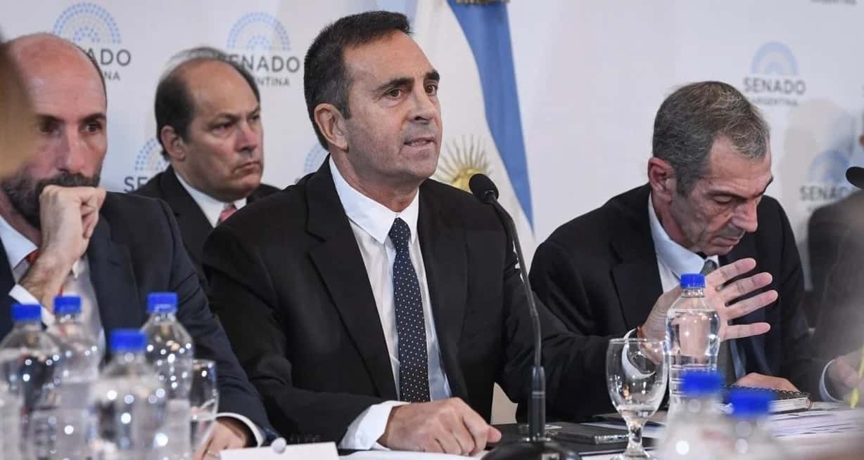 Julio Cordero, secretario de Trabajo, abrió el segundo día de debate en el plenario de comisiones del Senado de la ley de Bases y Puntos de Partida para la Libertad de los Argentinos.
