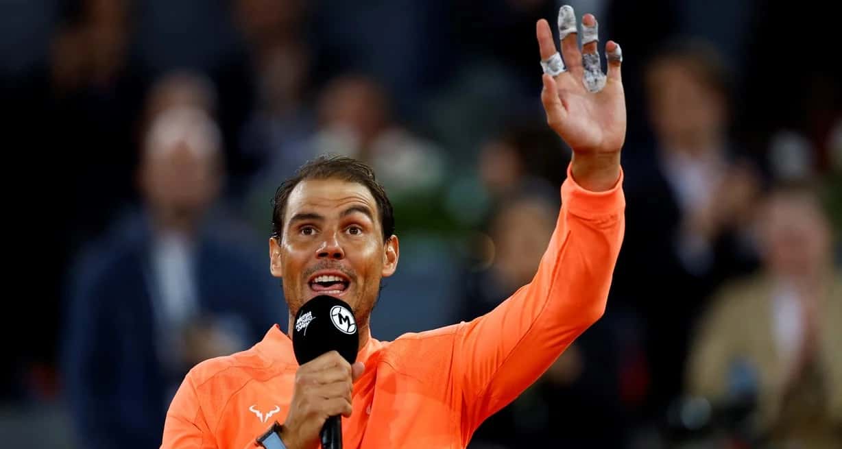 A pesar de la derrota, Nadal se retiró del torneo con la frente en alto. Crédito: Reuters/Susana Vera