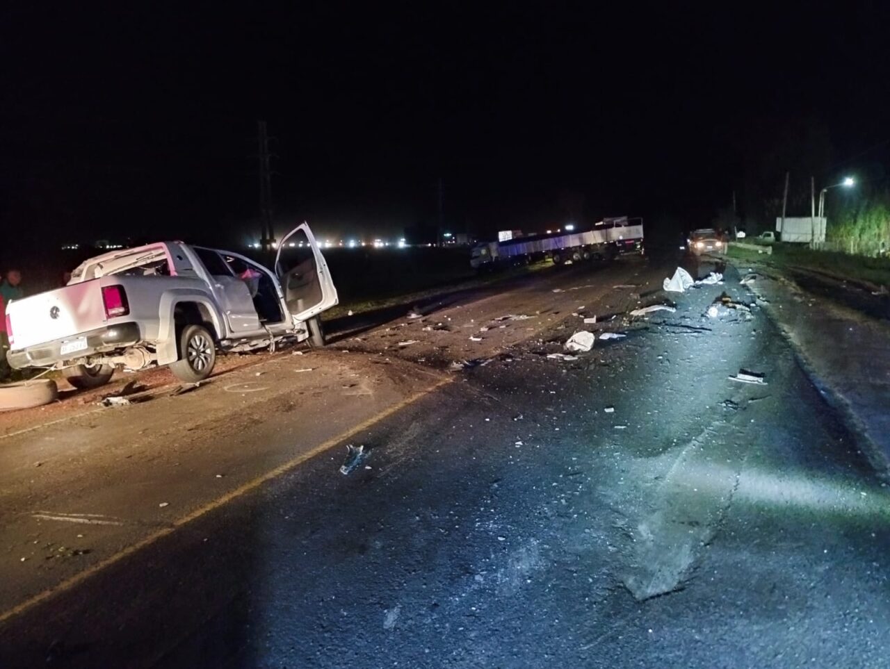 Venado Tuerto: murió una mujer de 53 años en fatal accidente sobre Ruta 8