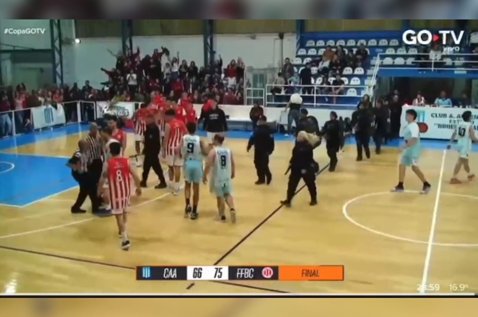 Video Un Jugador Golpeó Al árbitro En El Clásico De Básquet De Firmat Diario Sur24