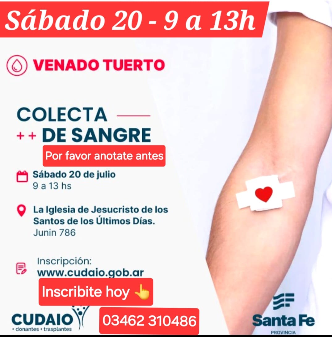 colecta sangre