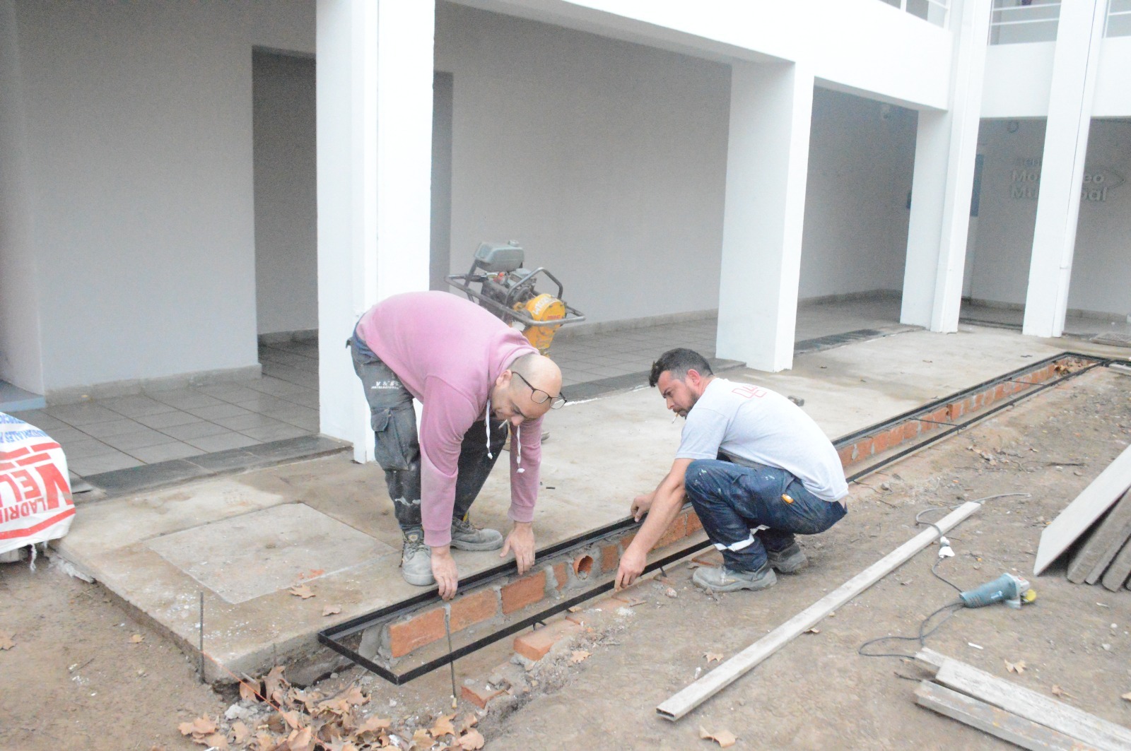 trabajos en sede municipal